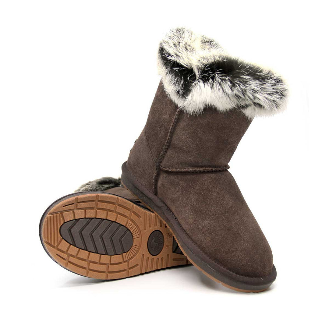 Short Button Fur UGG Boots - UGG Direct Online