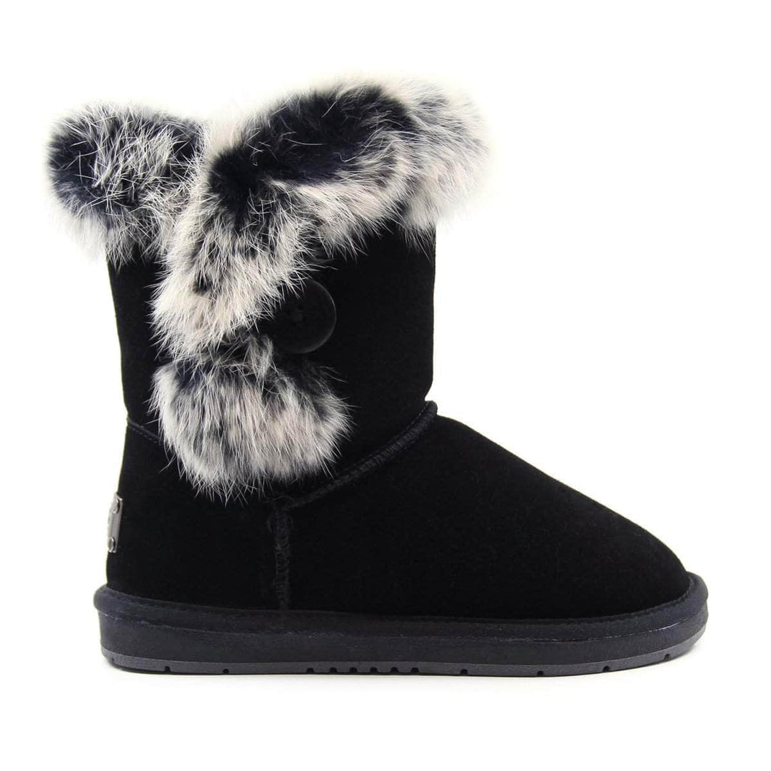 Short Button Fur UGG Boots - UGG Direct Online