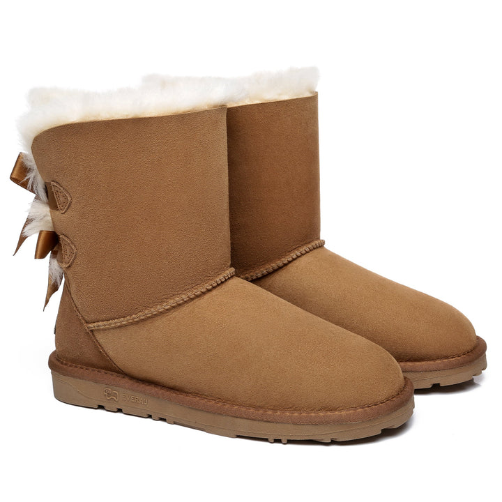 Short Double Bow Women UGG Boots - UGG Direct Online