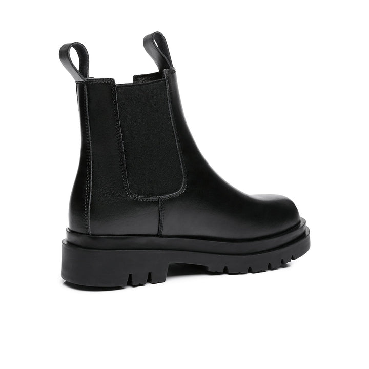 Sienna Black Leather Ankle Boots - UGG Direct Online
