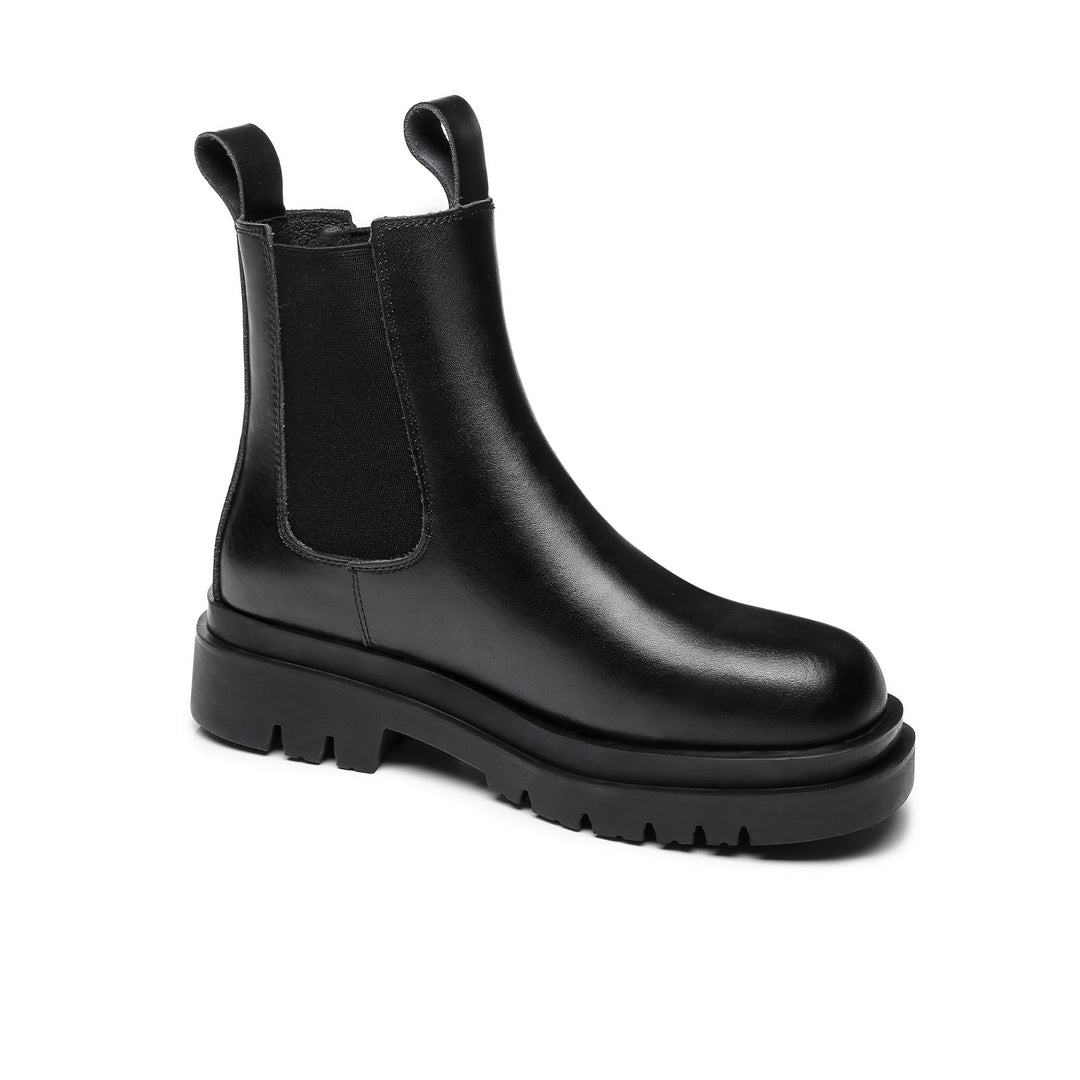 Sienna Black Leather Ankle Boots - UGG Direct Online