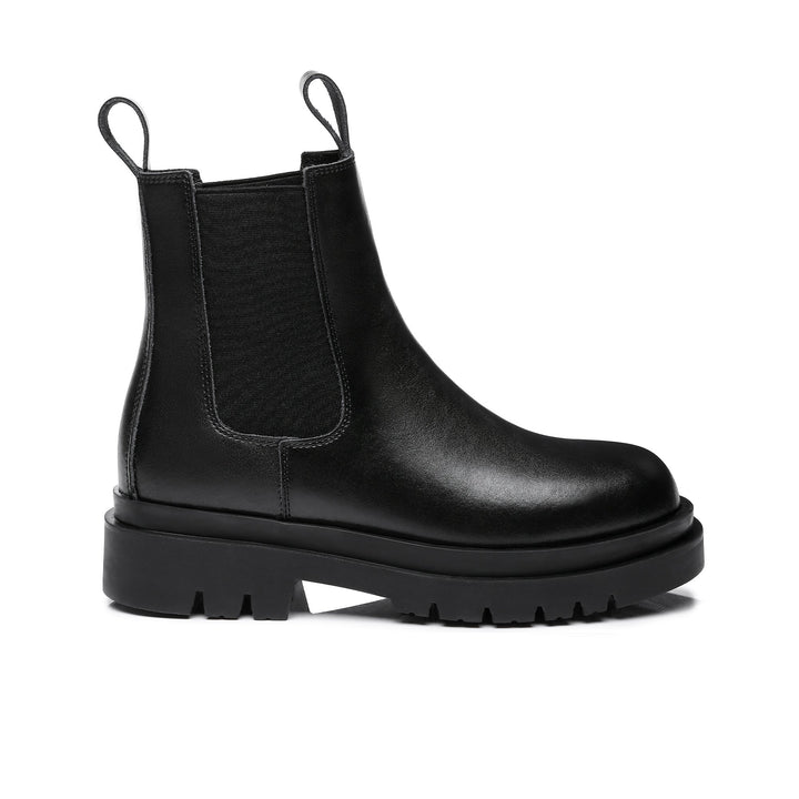 Sienna Black Leather Ankle Boots - UGG Direct Online