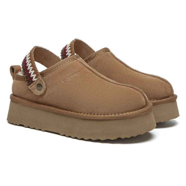 Slingback Knitted UGG Platform Slippers - UGG Direct Online