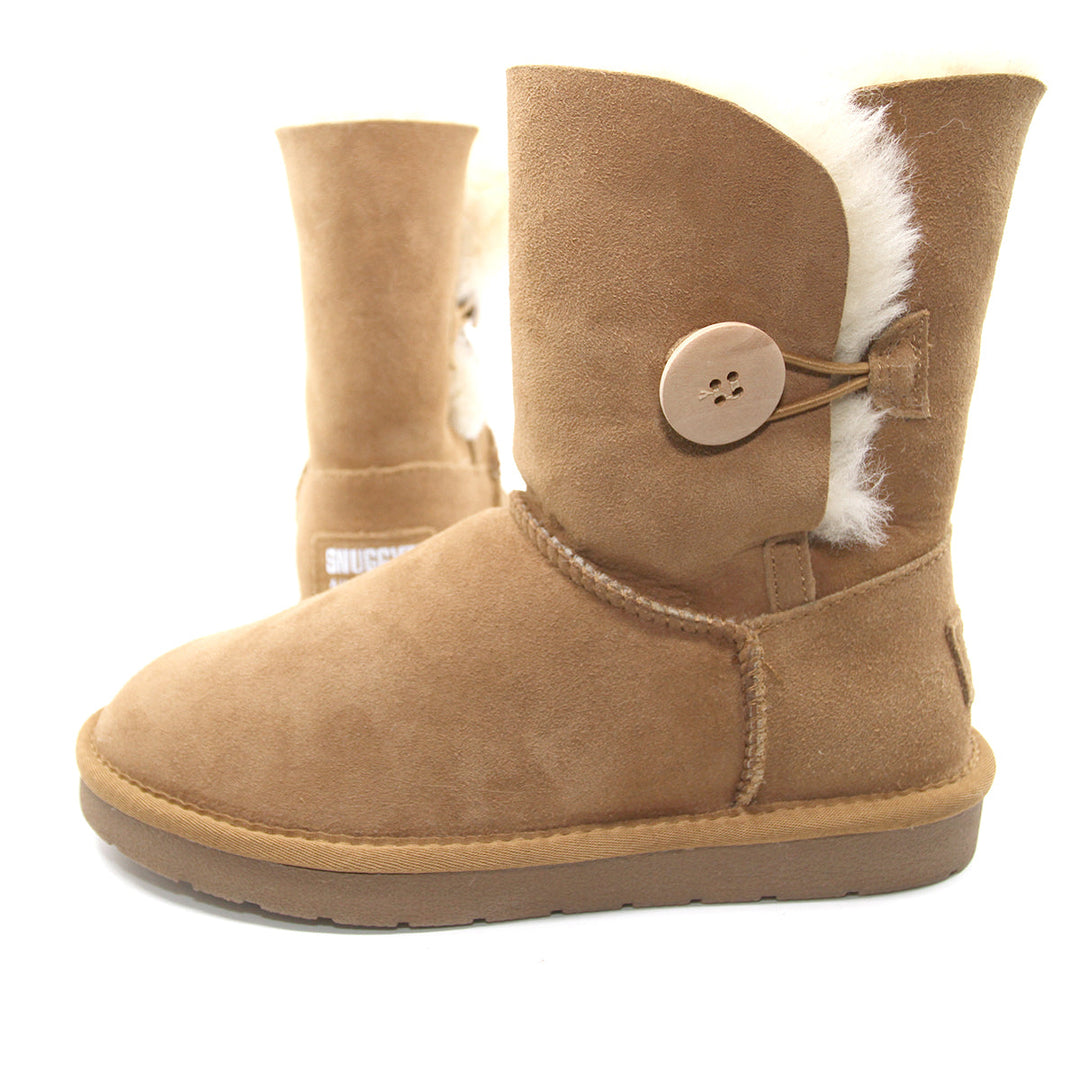 SNUGGYZ® Premium Short Button UGG Boots Australian Made - UGG Direct Online