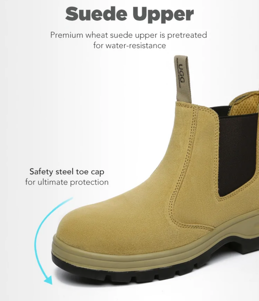 Steel Toe Cap Pull On Safety UGG Boots - UGG Direct Online