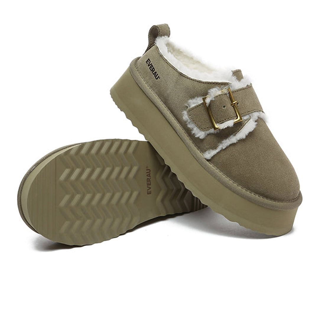Tass Buckle UGG Platform Slippers - UGG Direct Online