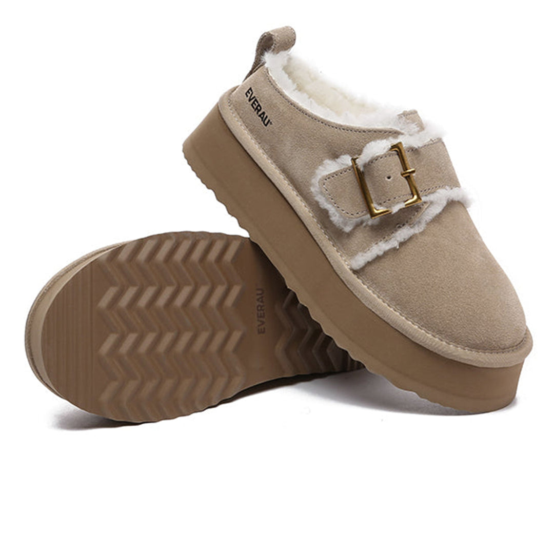 Tass Buckle UGG Platform Slippers - UGG Direct Online