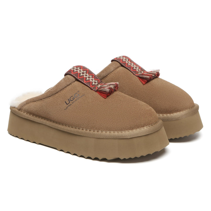 Tassie Stitch Platform UGG Slippers - UGG Direct Online