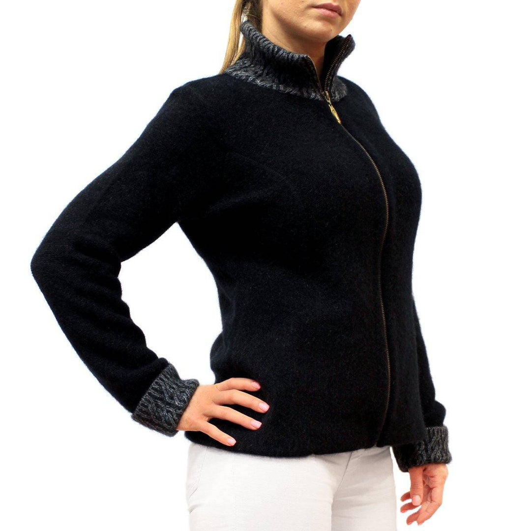 Two-Tone Possum Merino Jacket - Black/Grey - UGG Direct Online