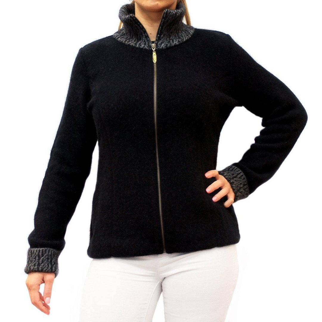 Two-Tone Possum Merino Jacket - Black/Grey - UGG Direct Online
