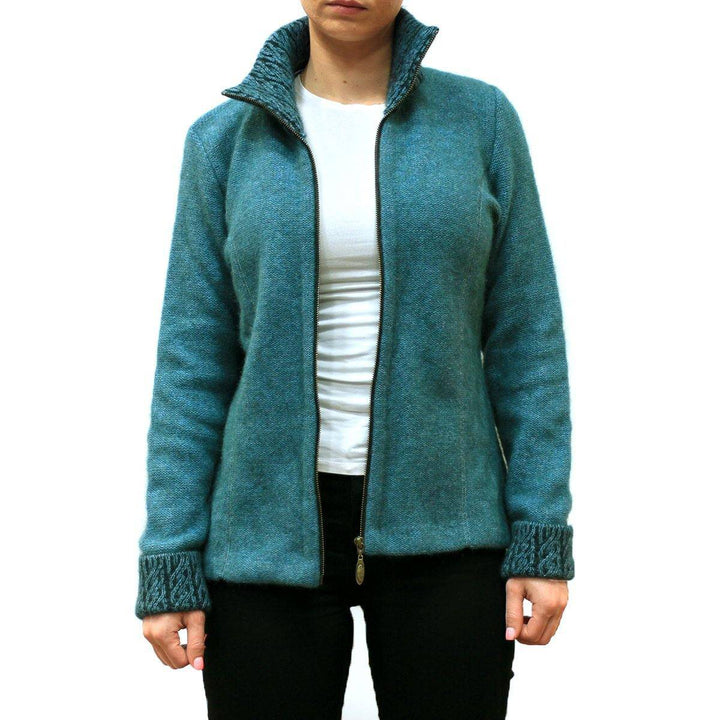 Two-Tone Possum Merino Jacket - Lagoon/Black - UGG Direct Online