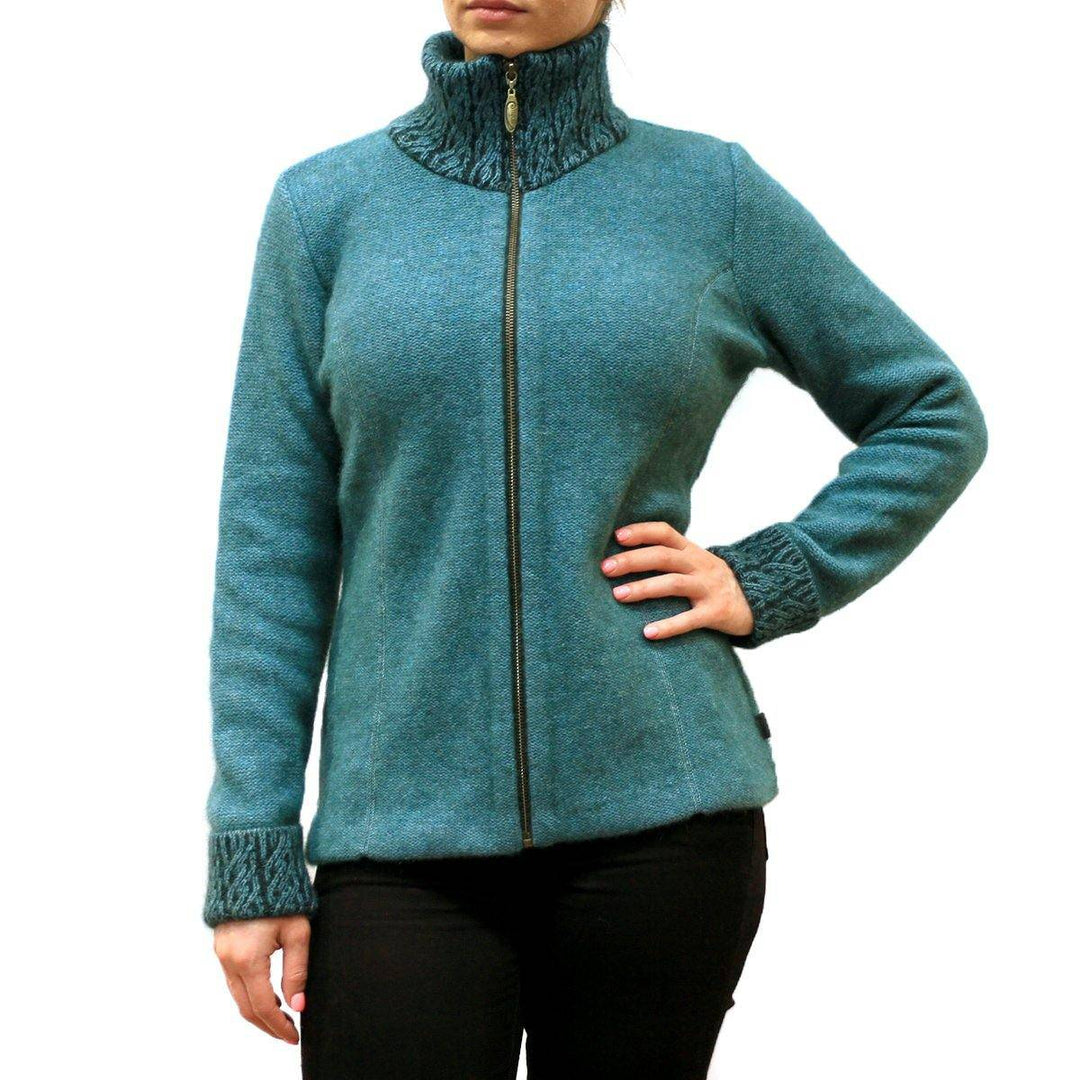 Two-Tone Possum Merino Jacket - Lagoon/Black - UGG Direct Online