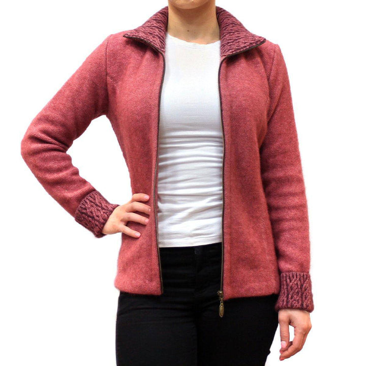 Two-Tone Possum Merino Jacket - Rose/Grape - UGG Direct Online