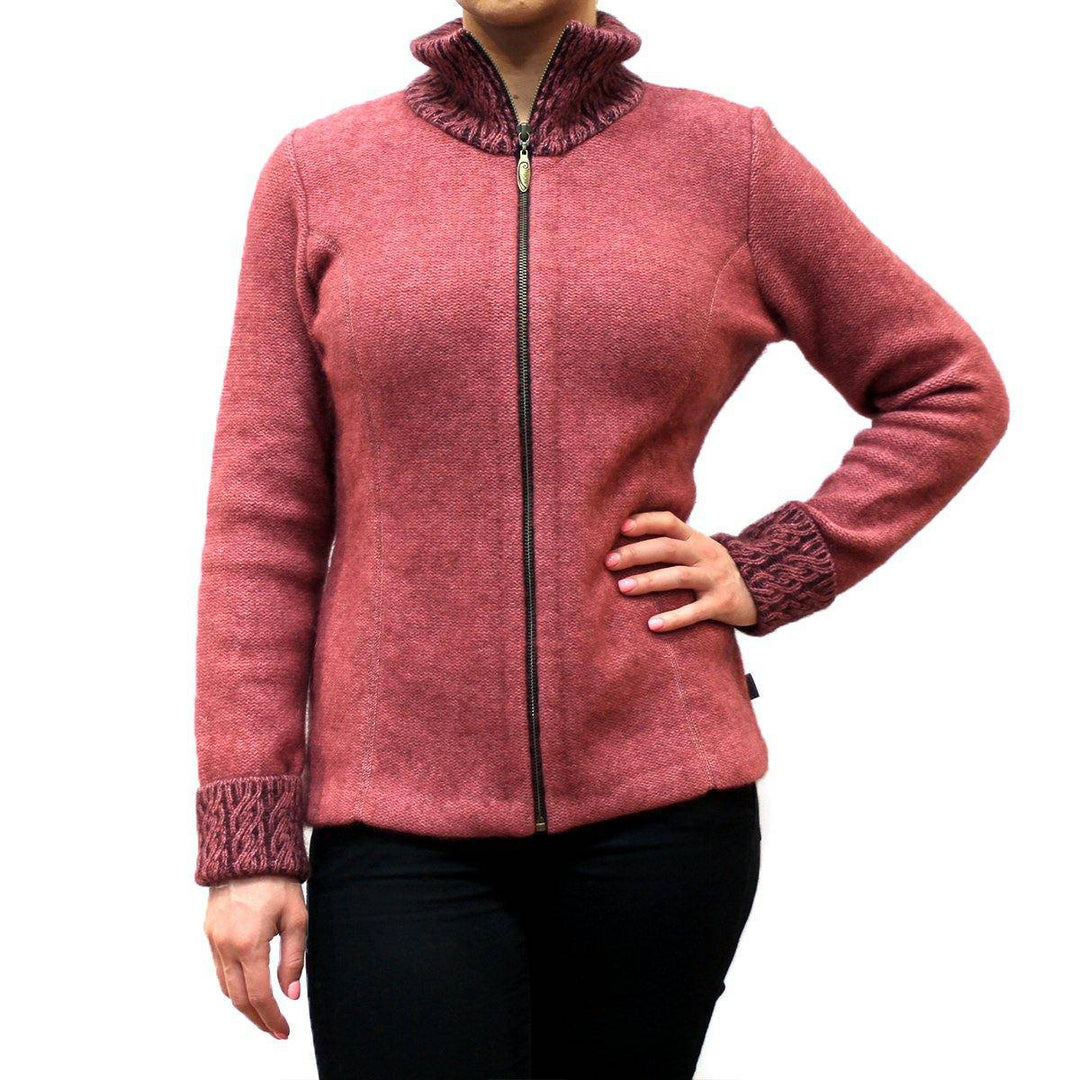 Two-Tone Possum Merino Jacket - Rose/Grape - UGG Direct Online