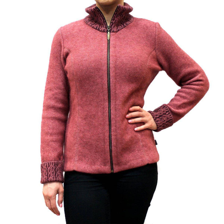 Two-Tone Possum Merino Jacket - Rose/Grape - UGG Direct Online