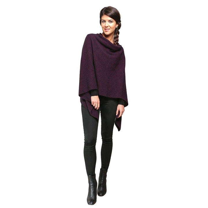 Two Way Possum Merino Poncho - Grape - UGG Direct Online