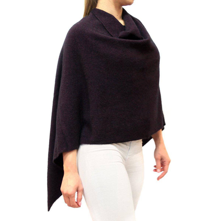 Two Way Possum Merino Poncho - Grape - UGG Direct Online