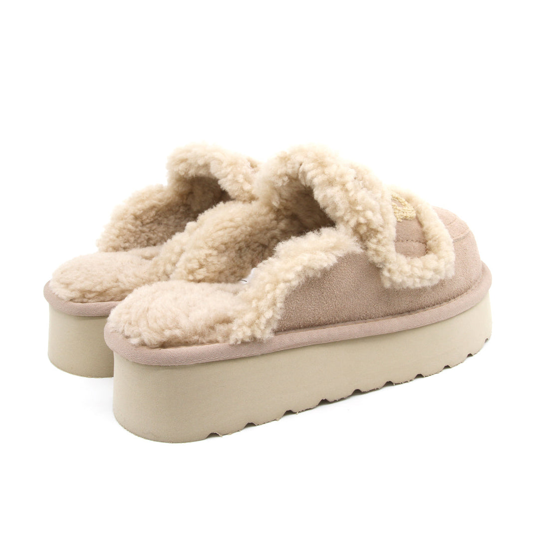 UGG Shearling Platform Slippers - UGG Direct Online