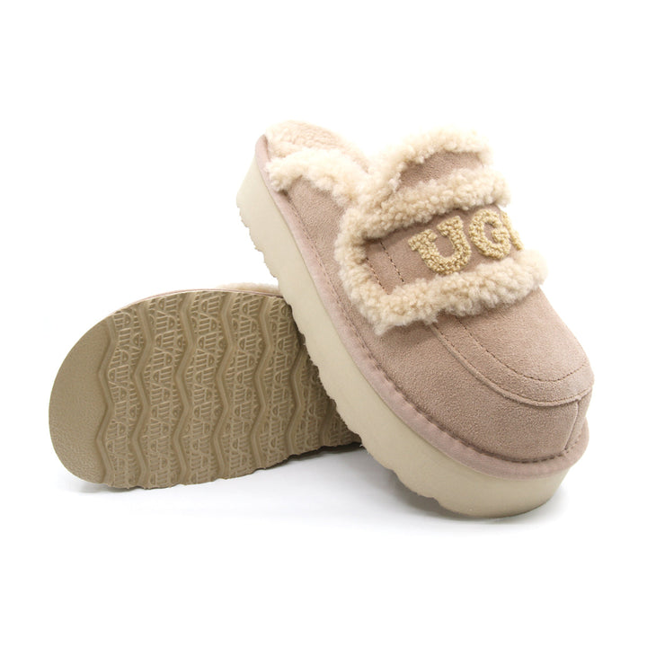 UGG Shearling Platform Slippers - UGG Direct Online