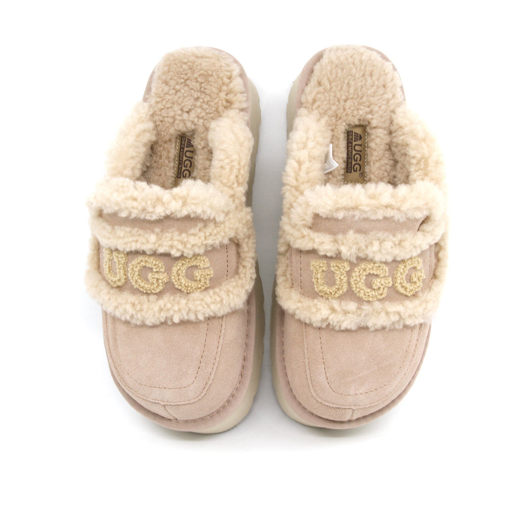 UGG Shearling Platform Slippers - UGG Direct Online