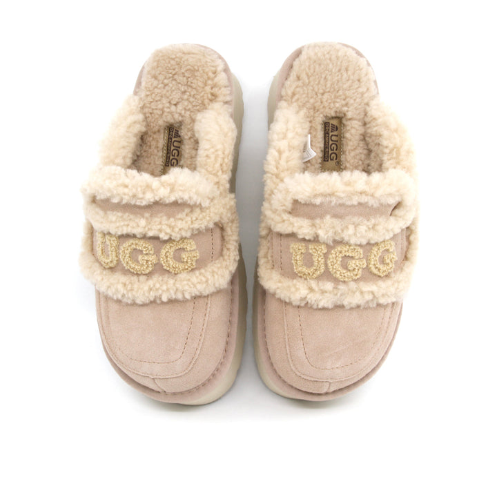 UGG Shearling Platform Slippers - UGG Direct Online