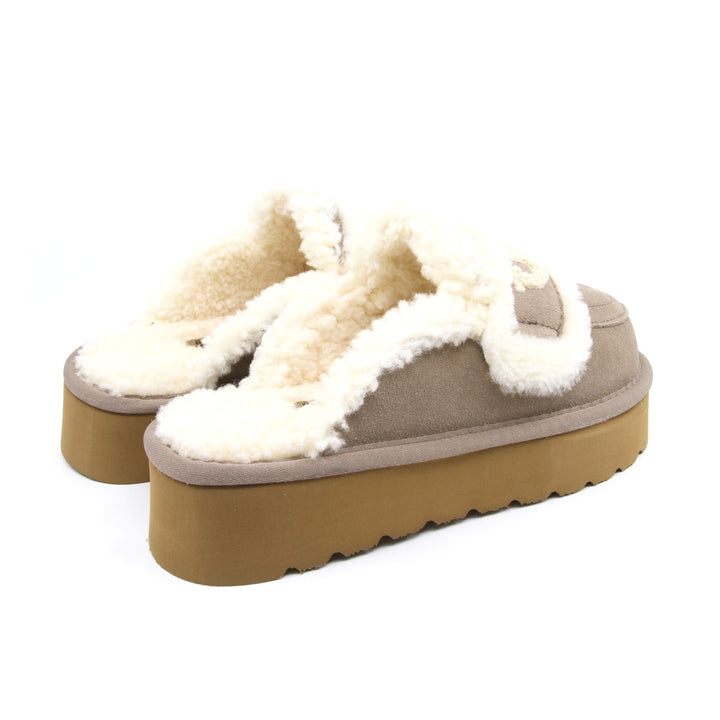 UGG Shearling Platform Slippers - UGG Direct Online