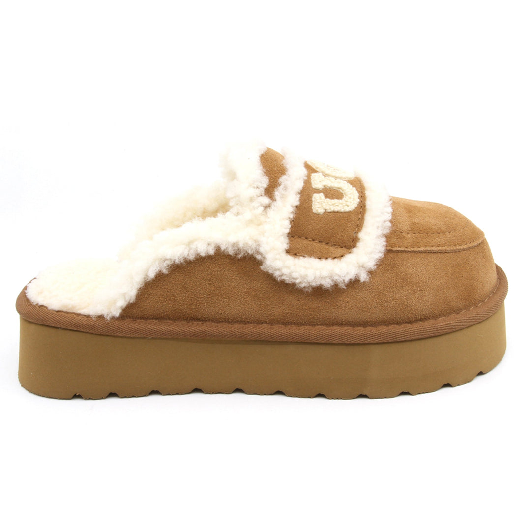 UGG Shearling Platform Slippers - UGG Direct Online