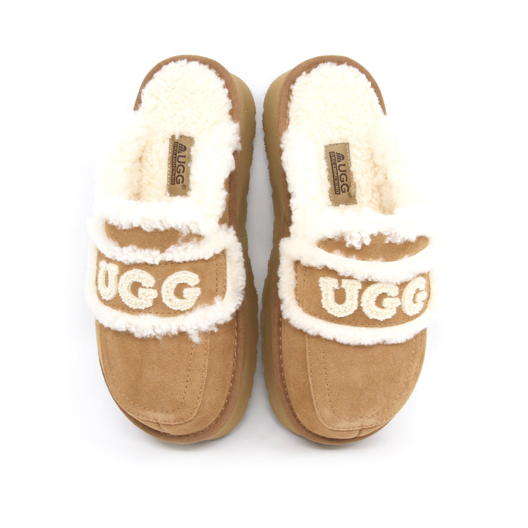 UGG Shearling Platform Slippers - UGG Direct Online