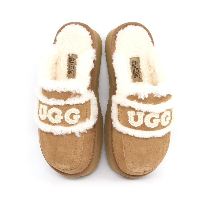 UGG Shearling Platform Slippers - UGG Direct Online
