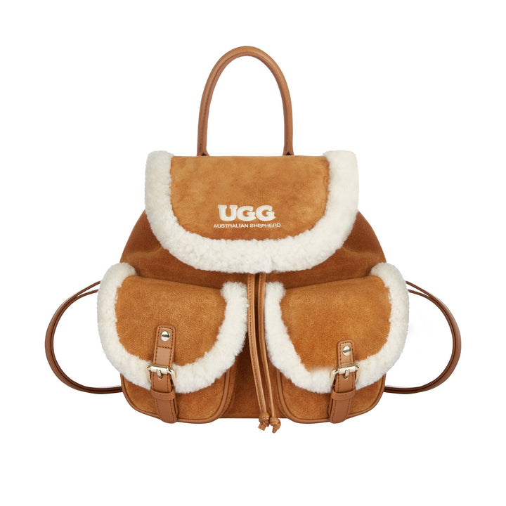 UGG Wool Backpack with Adjustable Strap Drawstring - UGG Direct Online