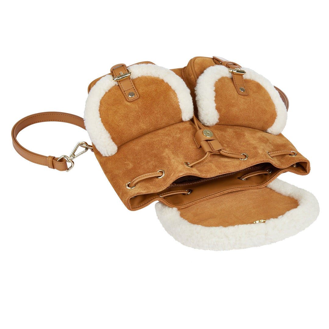 UGG Wool Backpack with Adjustable Strap Drawstring - UGG Direct Online
