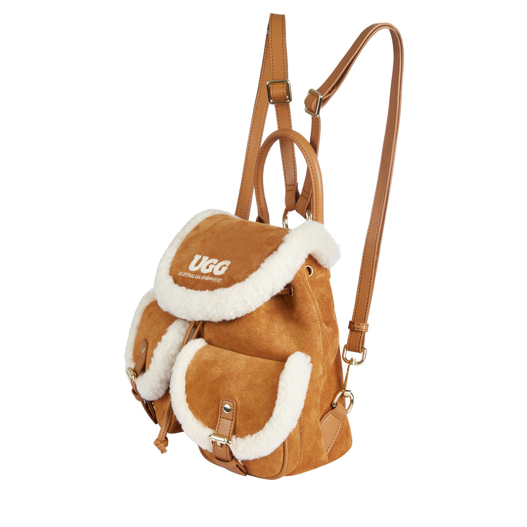 UGG Wool Backpack with Adjustable Strap Drawstring - UGG Direct Online