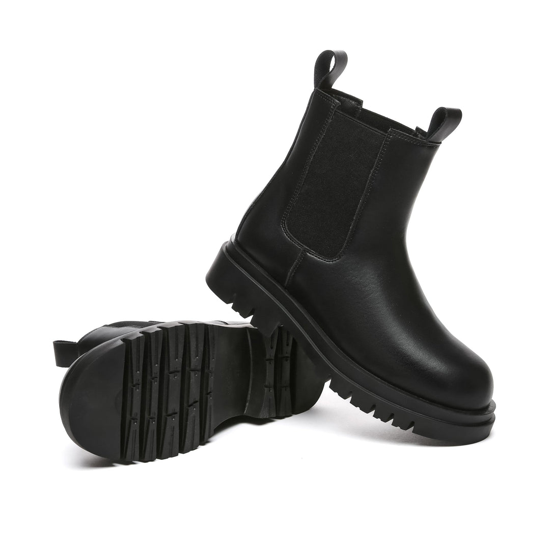 Vania Leather Ankle Chunky Boots - UGG Direct Online