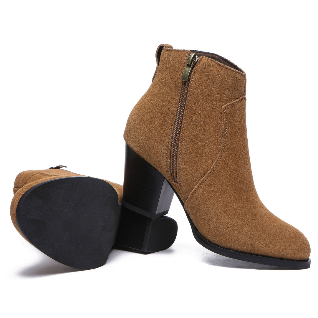 Vera Suede Ankle Zipper Boots - UGG Direct Online