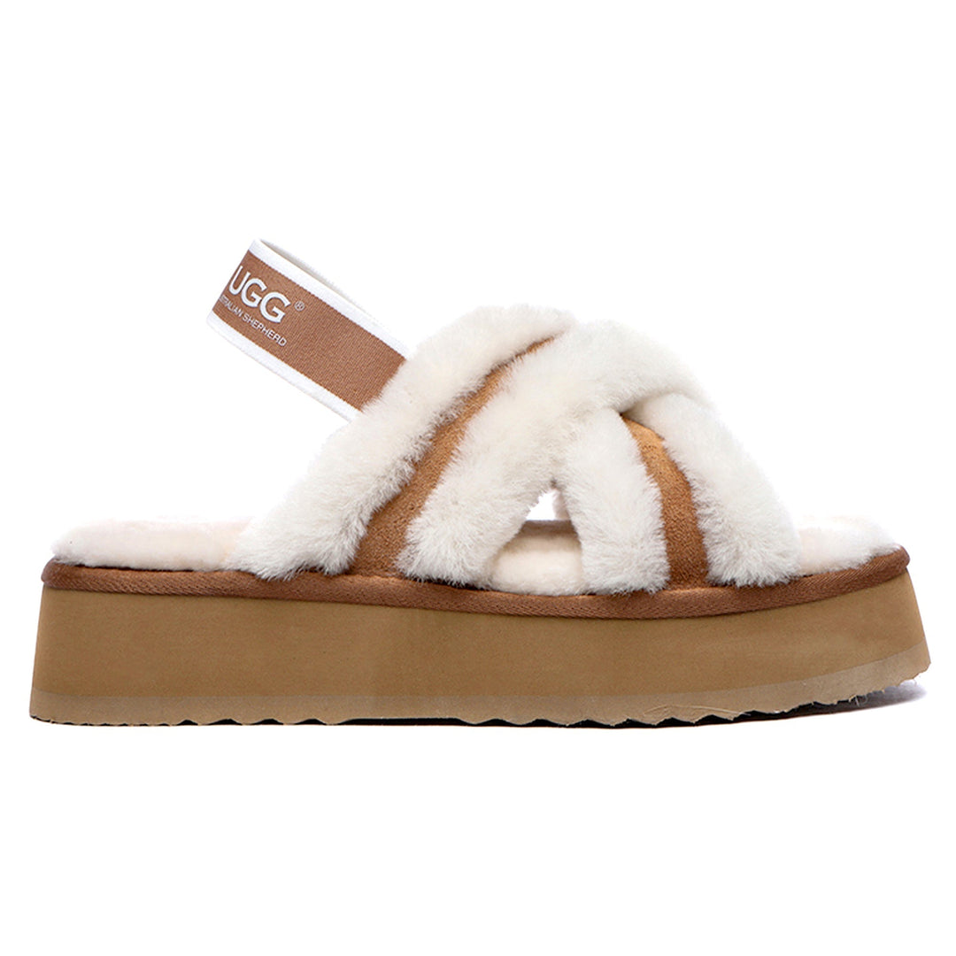 Women Platform Cross UGG Slides - UGG Direct Online