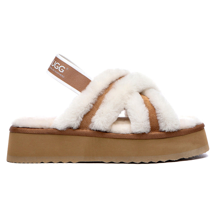 Women Platform Cross UGG Slides - UGG Direct Online