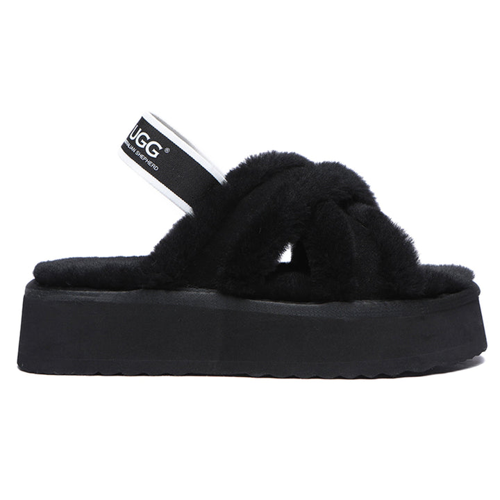 Women Platform Cross UGG Slides - UGG Direct Online