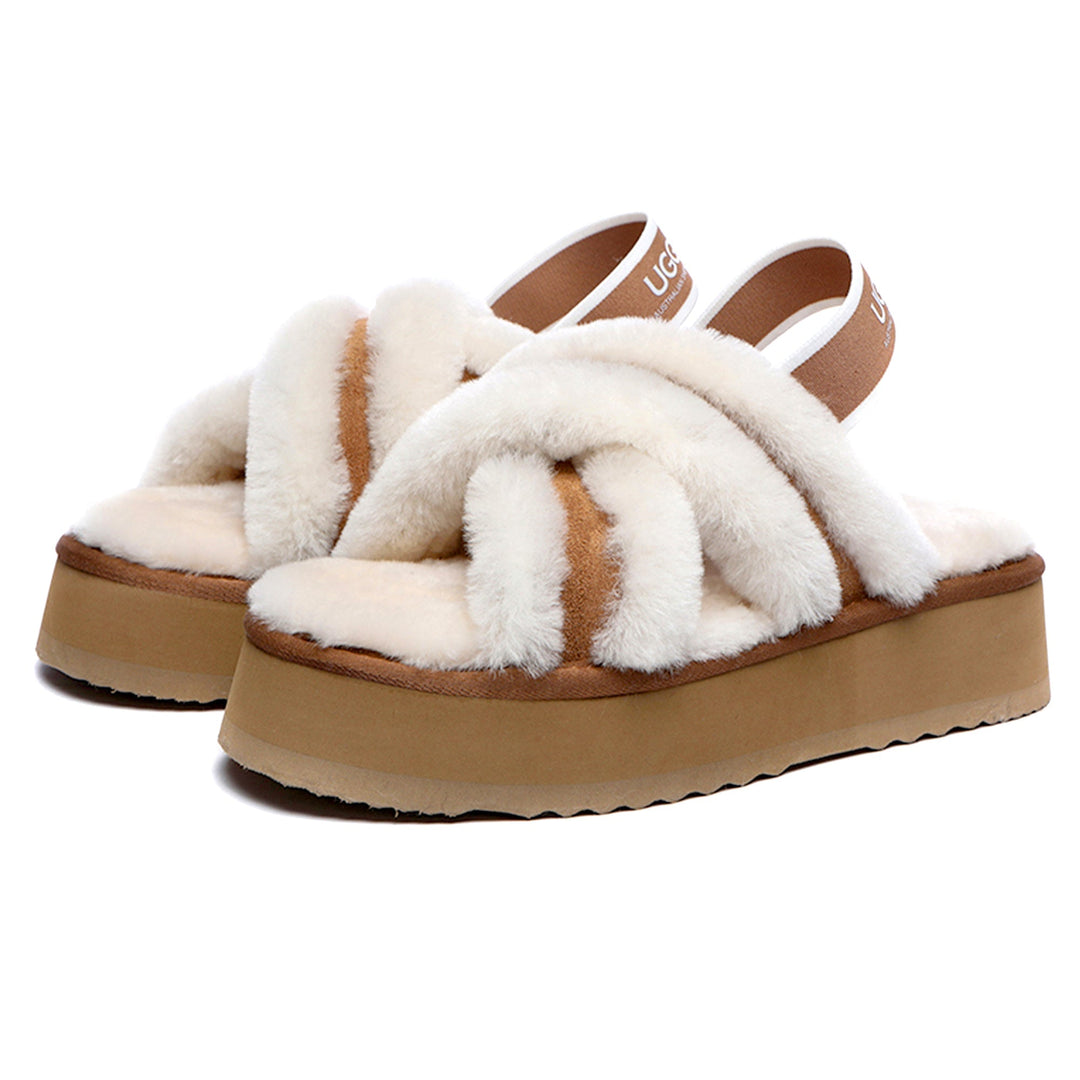 Women Platform Cross UGG Slides - UGG Direct Online