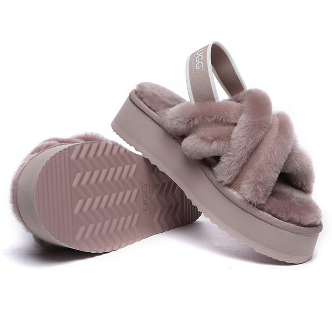 Women Platform Cross UGG Slides - UGG Direct Online