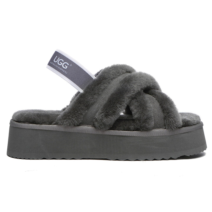 Women Platform Cross UGG Slides - UGG Direct Online