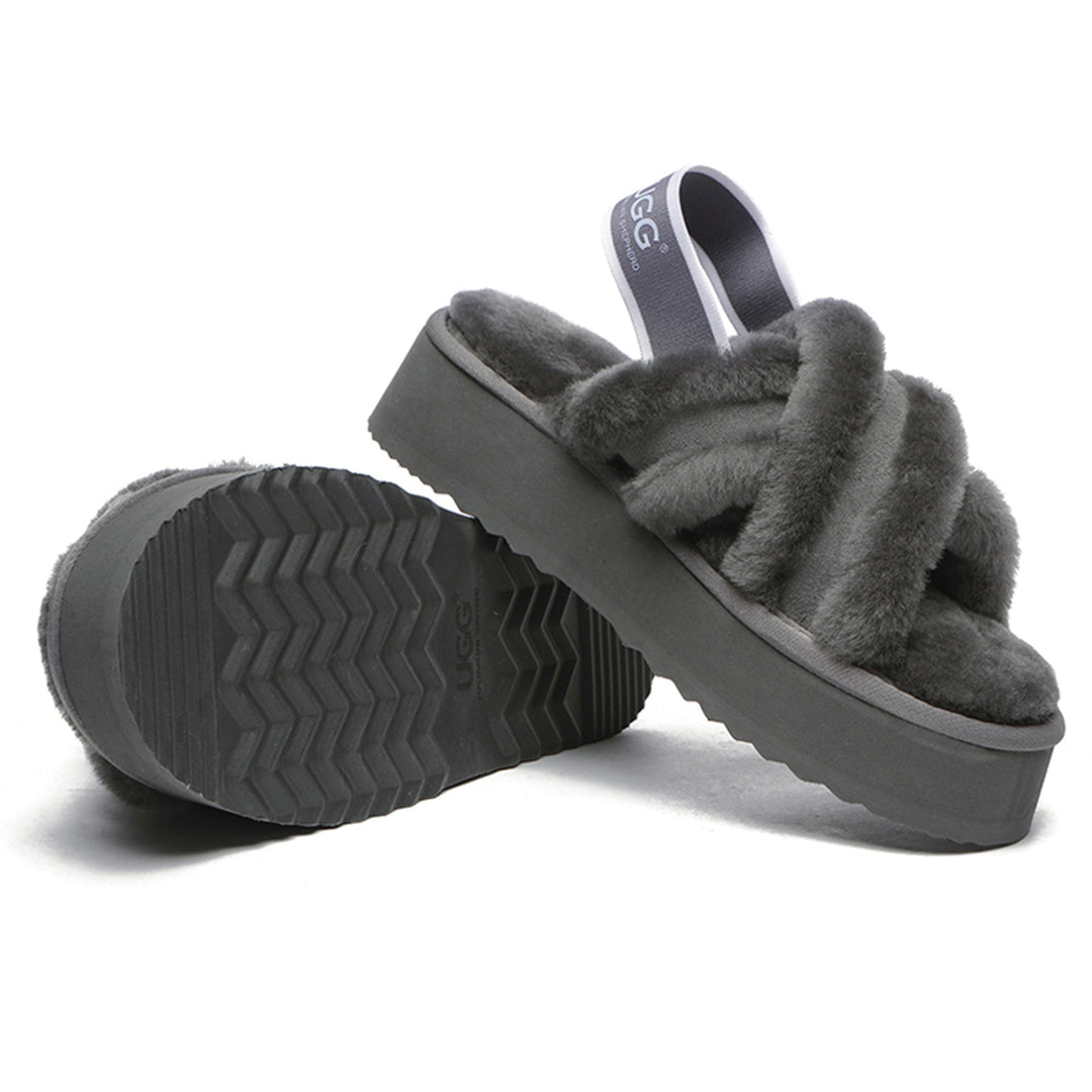 Women Platform Cross UGG Slides - UGG Direct Online