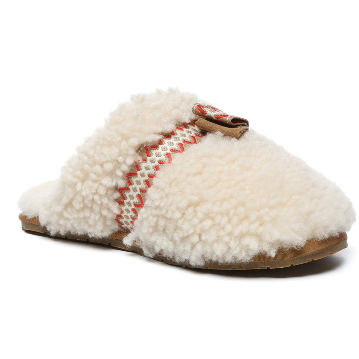 Wool Bow Stitch UGG Slippers - UGG Direct Online
