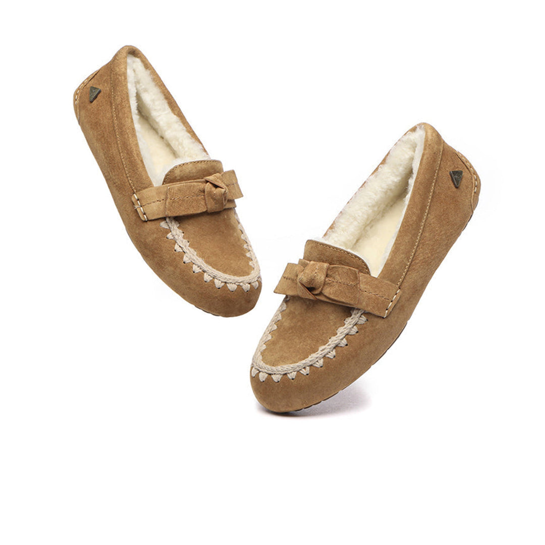 Woven Bow UGG Moccasin - UGG Direct Online