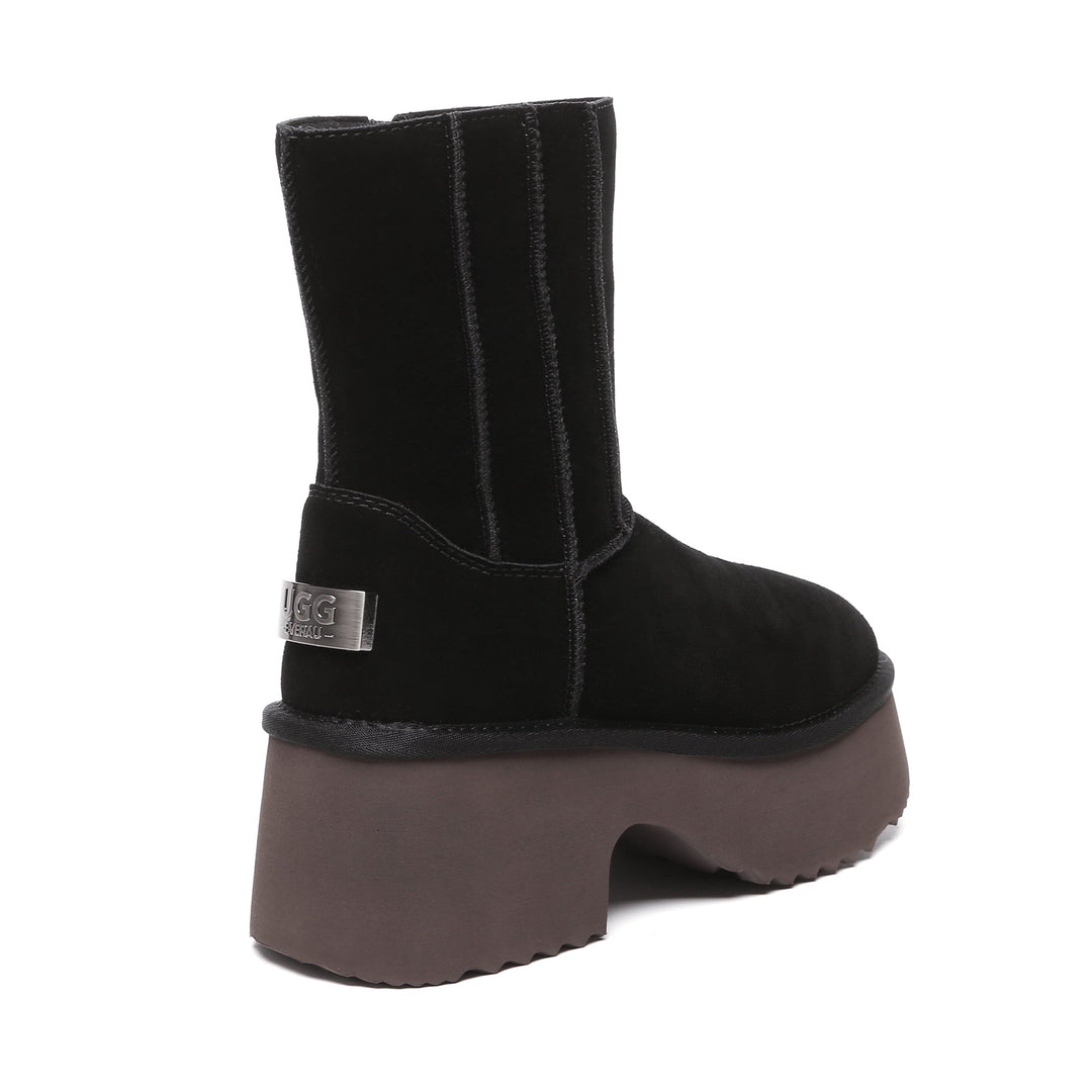Yana Zippers Heel Short Platform Boots - UGG Direct Online