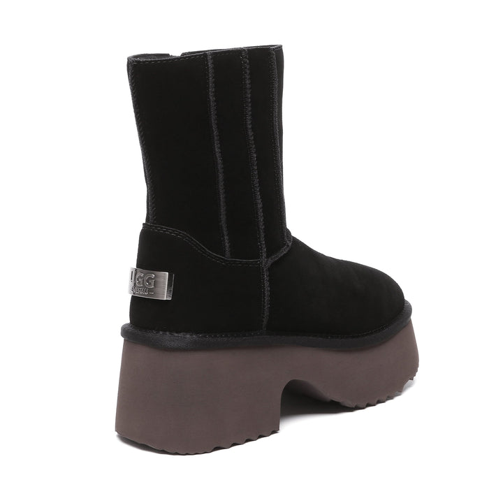 Yana Zippers Heel Short Platform Boots - UGG Direct Online