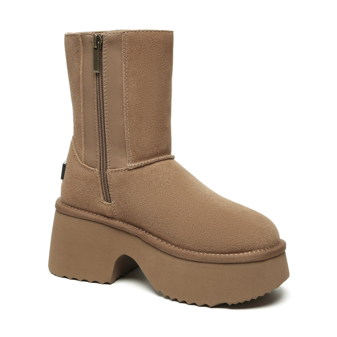 Yana Zippers Heel Short Platform Boots - UGG Direct Online
