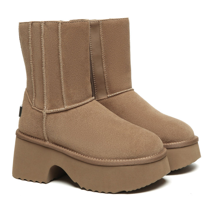 Yana Zippers Heel Short Platform Boots - UGG Direct Online