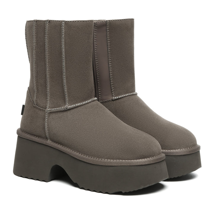 Yana Zippers Heel Short Platform Boots - UGG Direct Online